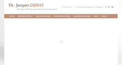 Desktop Screenshot of chirurgie-esthetique-sur-paris.com