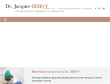 Tablet Screenshot of chirurgie-esthetique-sur-paris.com